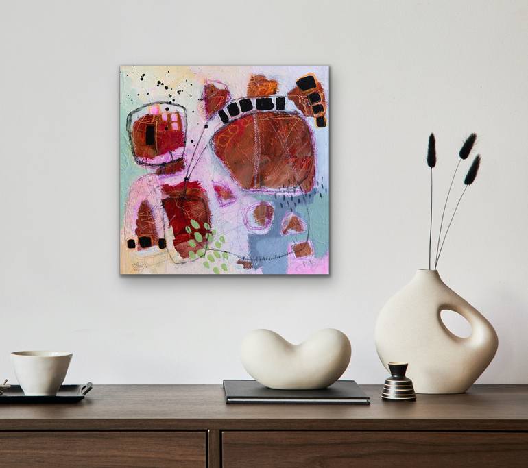 Original Abstract Expressionism Abstract Painting by Chantal Proulx