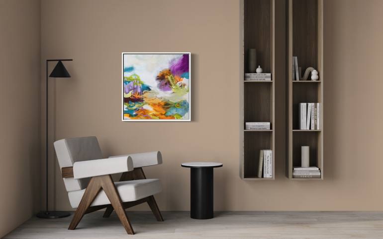 Original Abstract Expressionism Abstract Painting by Chantal Proulx
