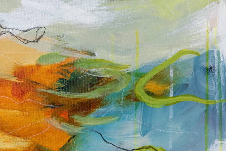 Original Abstract Expressionism Abstract Painting by Chantal Proulx
