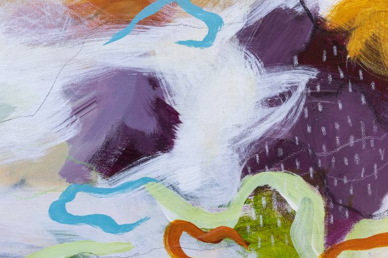 Original Abstract Expressionism Abstract Painting by Chantal Proulx