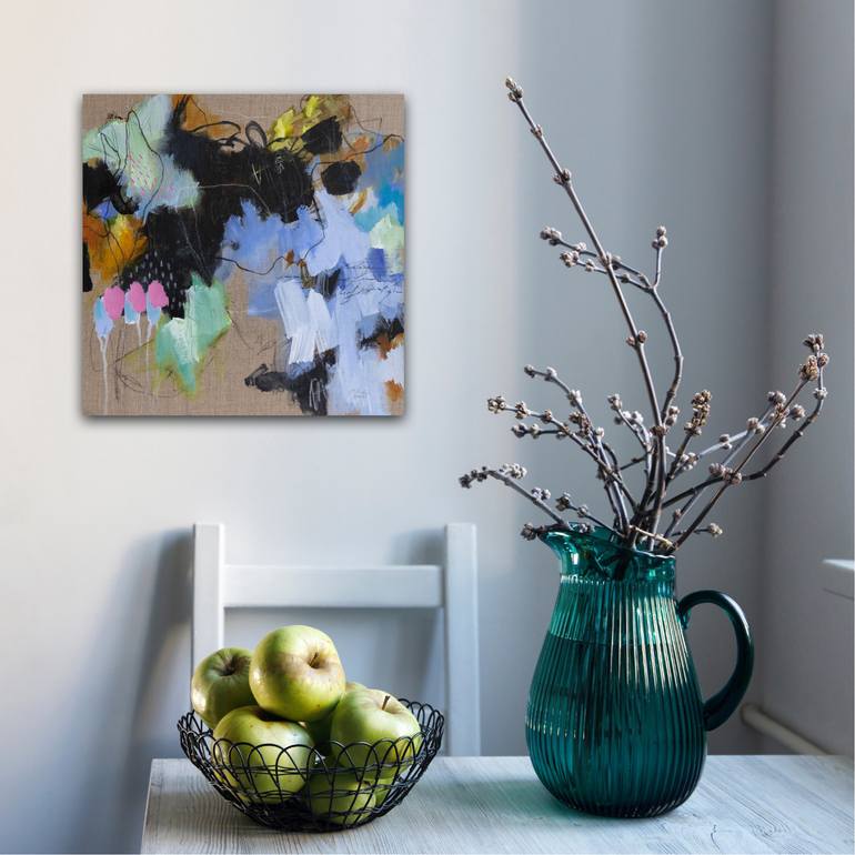 Original Abstract Expressionism Abstract Painting by Chantal Proulx