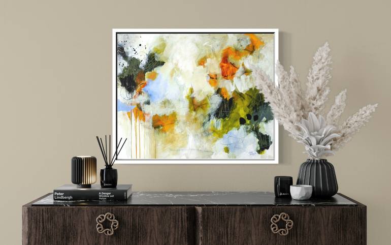 Original Abstract Expressionism Abstract Painting by Chantal Proulx