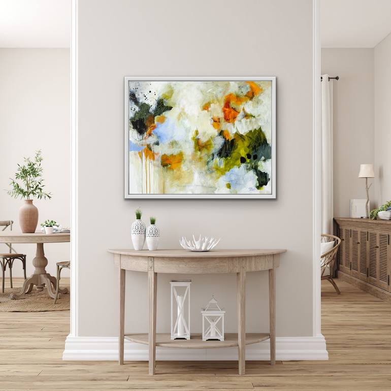 Original Abstract Expressionism Abstract Painting by Chantal Proulx