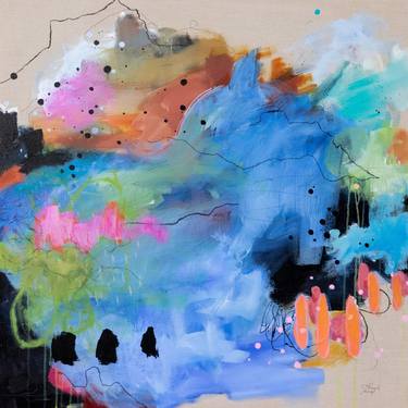 Original Abstract Paintings by Chantal Proulx