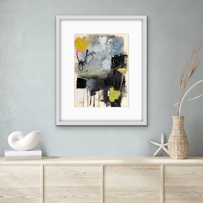 Original Abstract Expressionism Abstract Painting by Chantal Proulx