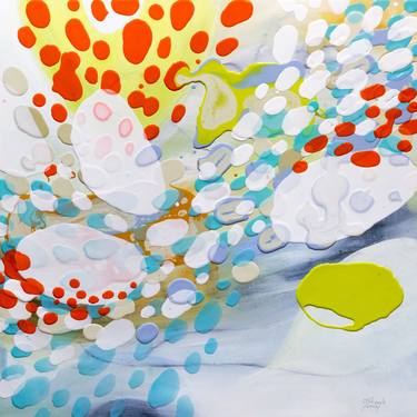Original Modern Abstract Paintings by Chantal Proulx