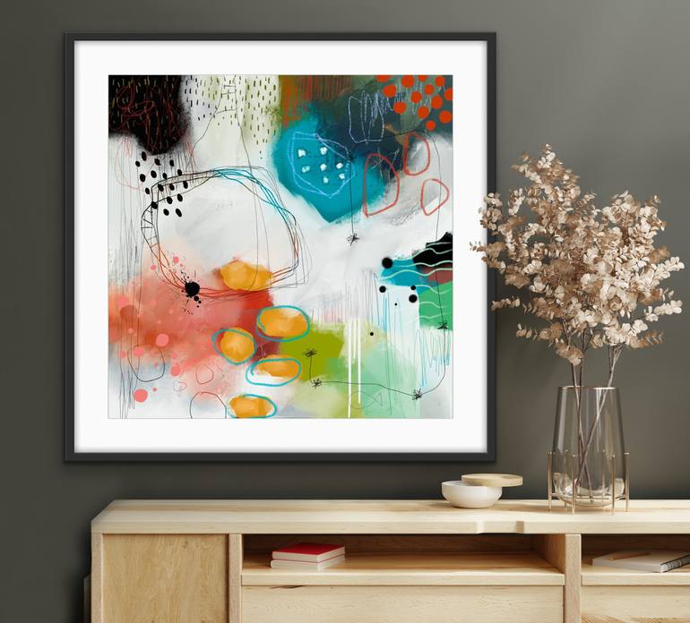 Original Abstract Expressionism Abstract Digital by Chantal Proulx