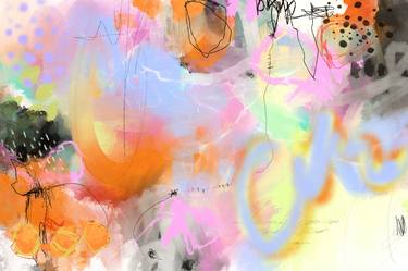 Original Abstract Expressionism Abstract Digital by Chantal Proulx