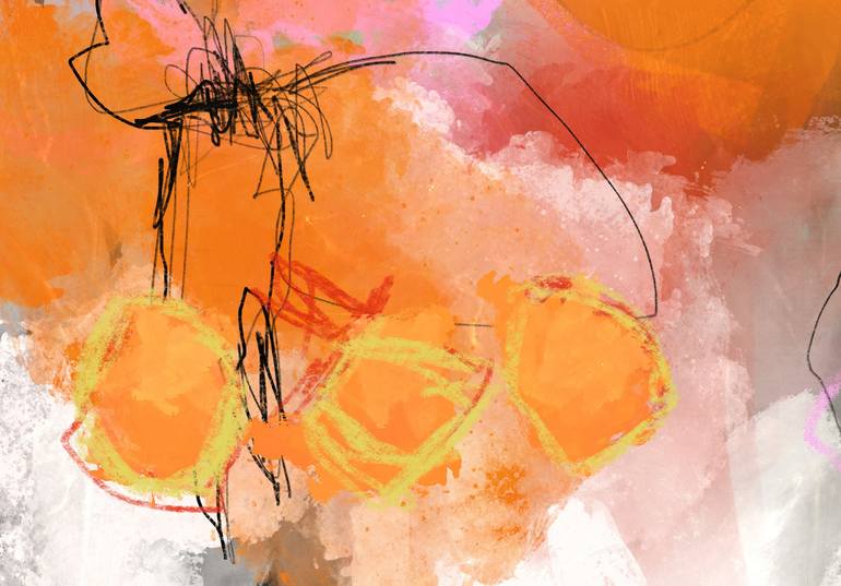 Original Abstract Expressionism Abstract Digital by Chantal Proulx