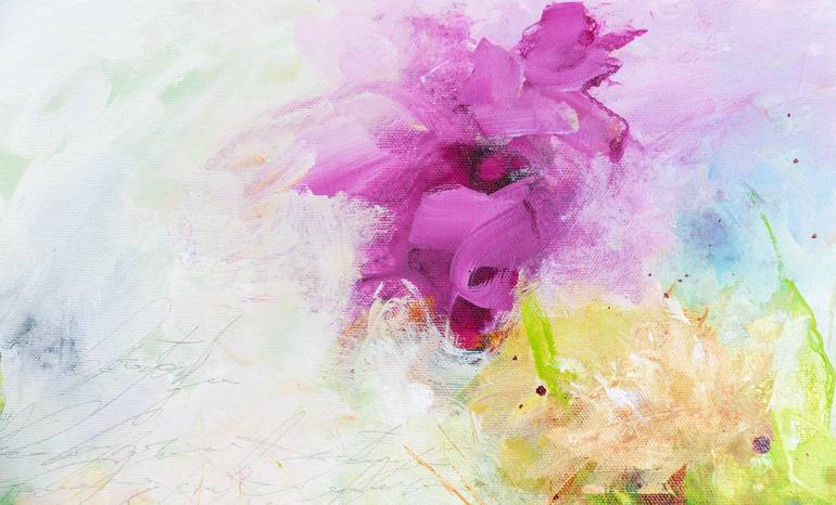 Original Impressionism Floral Painting by Chantal Proulx