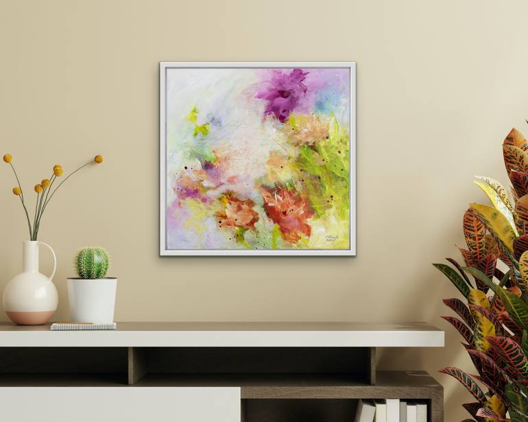 Original Impressionism Floral Painting by Chantal Proulx