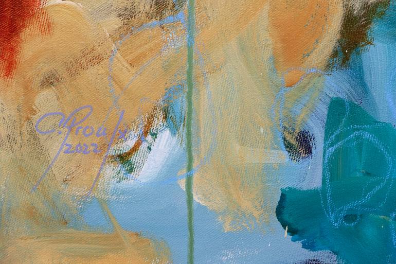 Original Abstract Expressionism Abstract Painting by Chantal Proulx