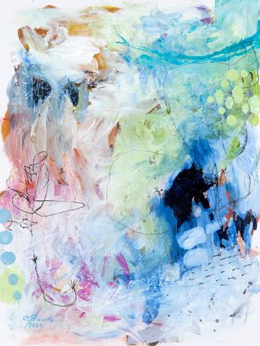 Original Abstract Paintings by Chantal Proulx