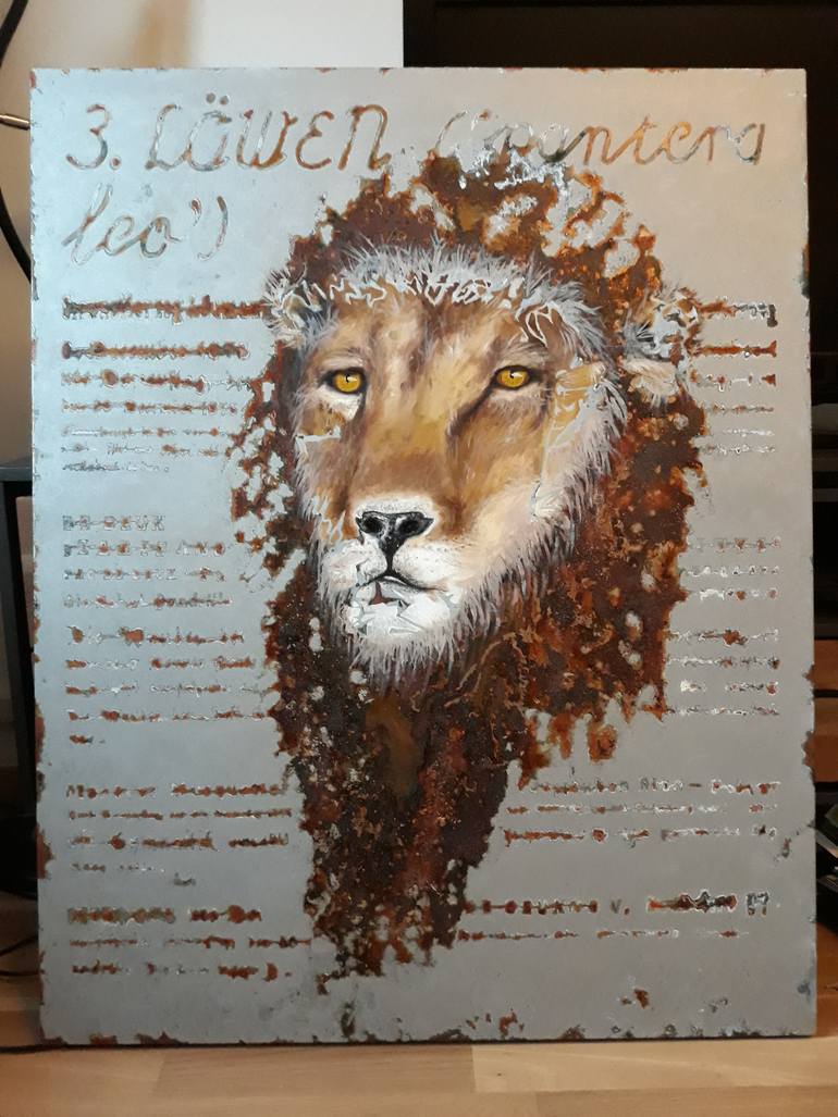 Original Figurative Animal Painting by Stephanie Zwerschke