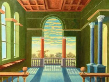 Original Architecture Paintings by Geoff Harrison
