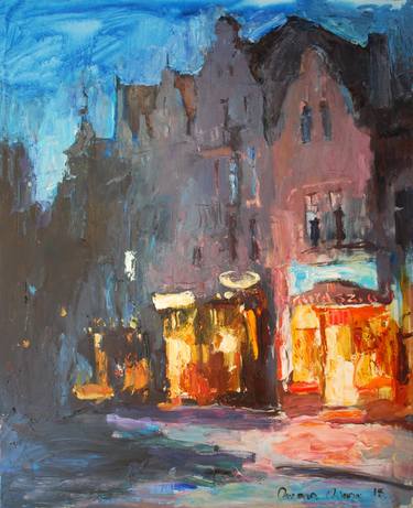 Print of Impressionism Cities Paintings by Oksana Svizhak