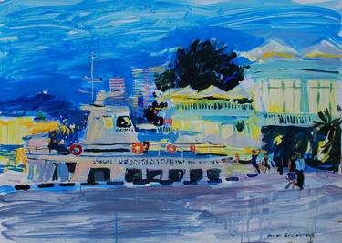 Print of Expressionism Boat Paintings by Oksana Svizhak