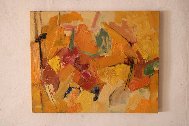 Original Abstract Expressionism Abstract Painting by Seth Colin