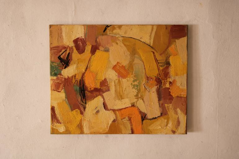 Original Abstract Expressionism Abstract Painting by Seth Colin