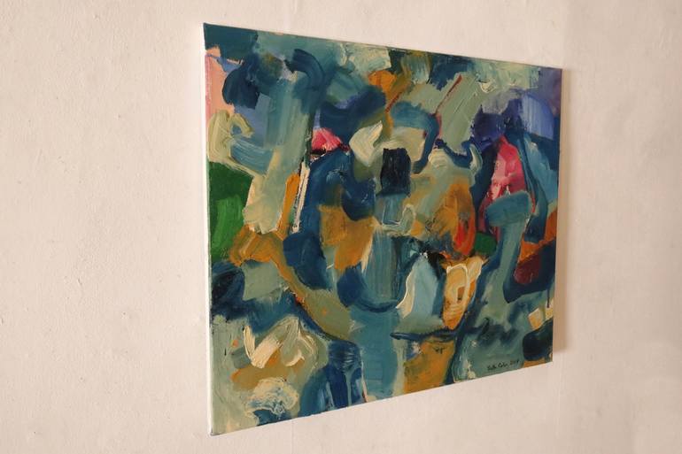 Original Abstract Expressionism Abstract Painting by Seth Colin