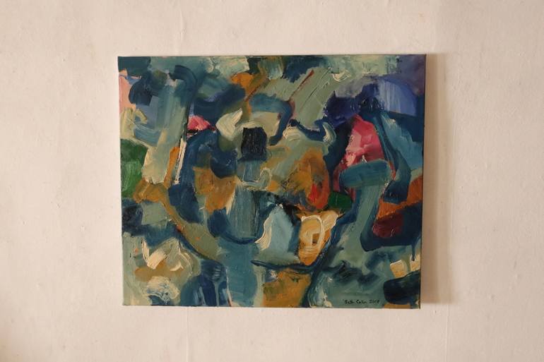 Original Abstract Expressionism Abstract Painting by Seth Colin