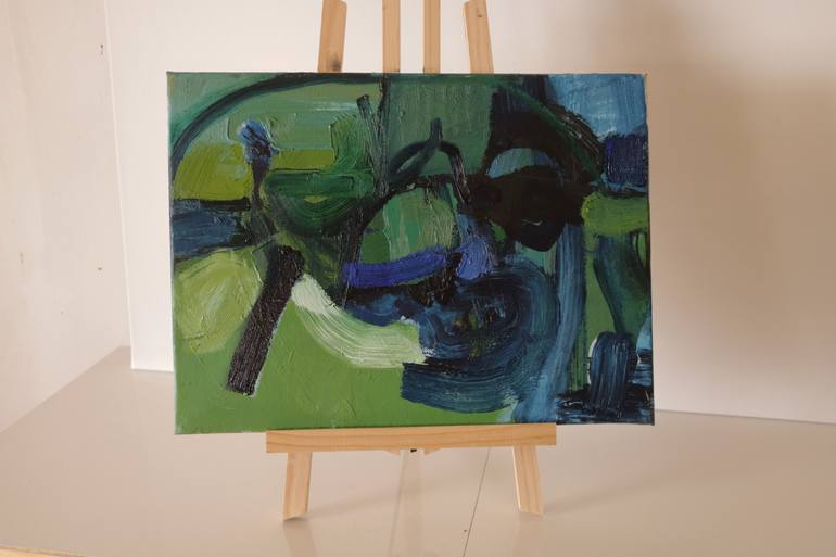 Original Abstract Expressionism Abstract Painting by Seth Colin