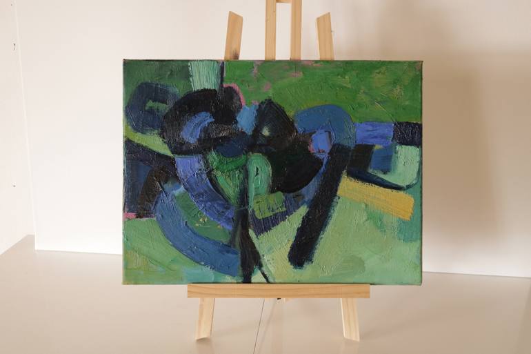 Original Abstract Expressionism Abstract Painting by Seth Colin