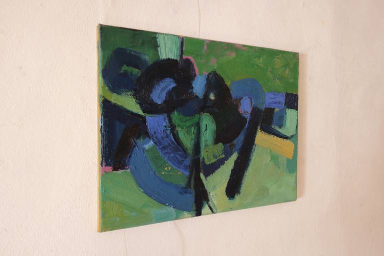 Original Abstract Expressionism Abstract Painting by Seth Colin