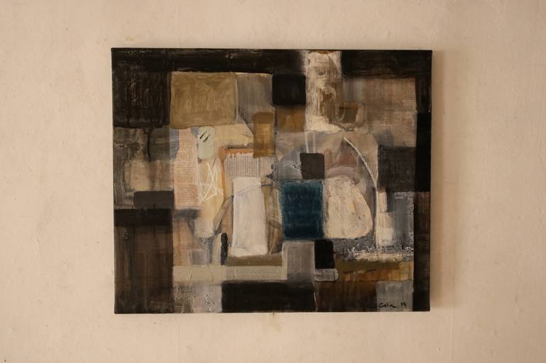 Original Cubism Abstract Painting by Seth Colin