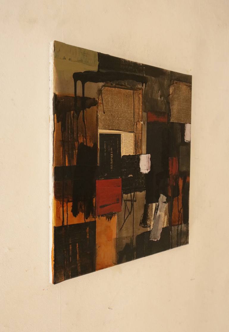 Original Dada Abstract Painting by Seth Colin