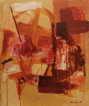Original Abstract Expressionism Abstract Paintings by Seth Colin