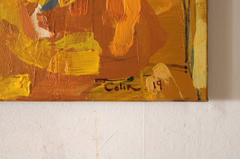 Original Abstract Expressionism Abstract Painting by Seth Colin