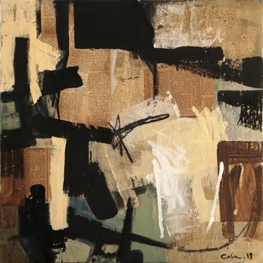 Original Dada Abstract Paintings by Seth Colin