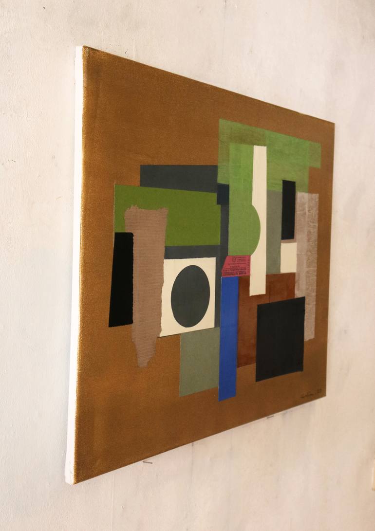 Original Cubism Abstract Collage by Seth Colin