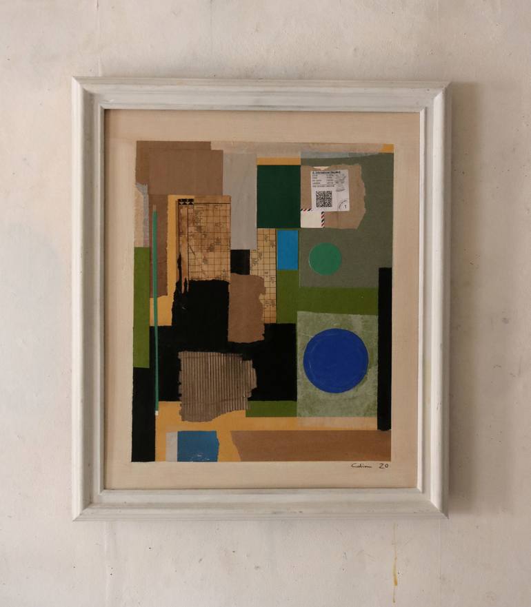 Original Cubism Abstract Collage by Seth Colin