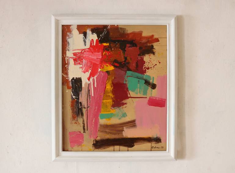 Original Abstract Expressionism Abstract Painting by Seth Colin