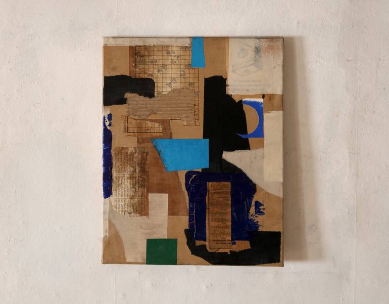 Original Dada Abstract Collage by Seth Colin