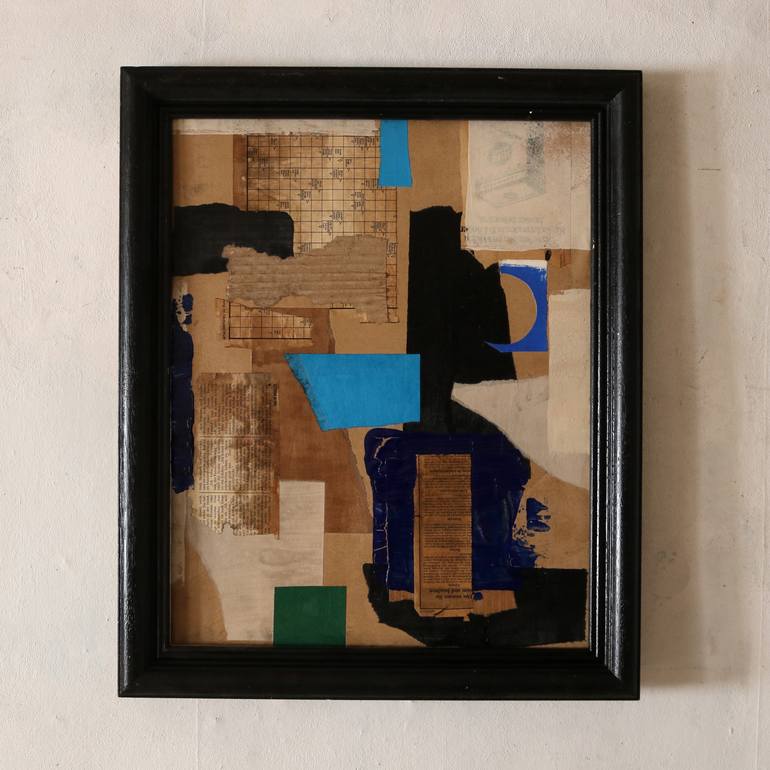 Original Dada Abstract Collage by Seth Colin