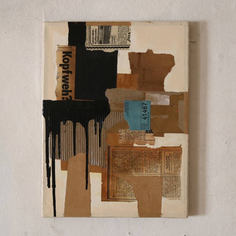 Original Abstract Collage by Seth Colin