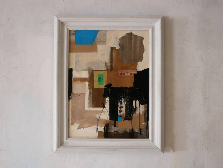Original Dada Abstract Collage by Seth Colin