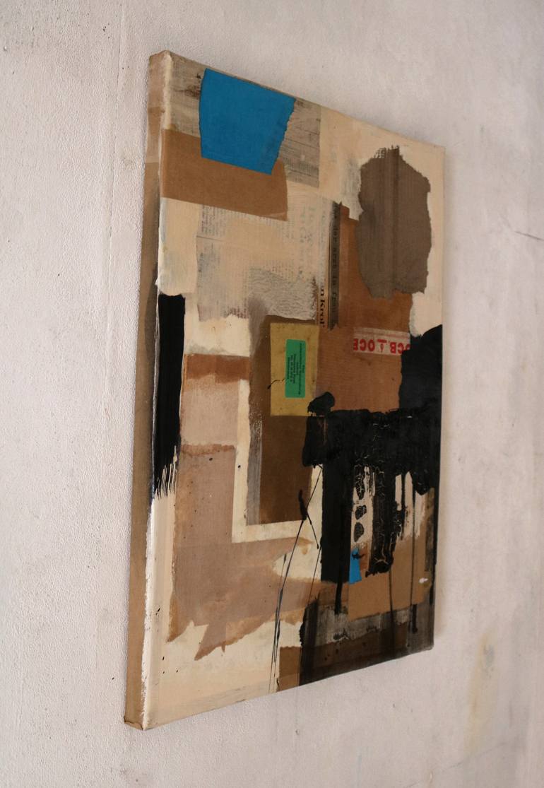 Original Dada Abstract Collage by Seth Colin