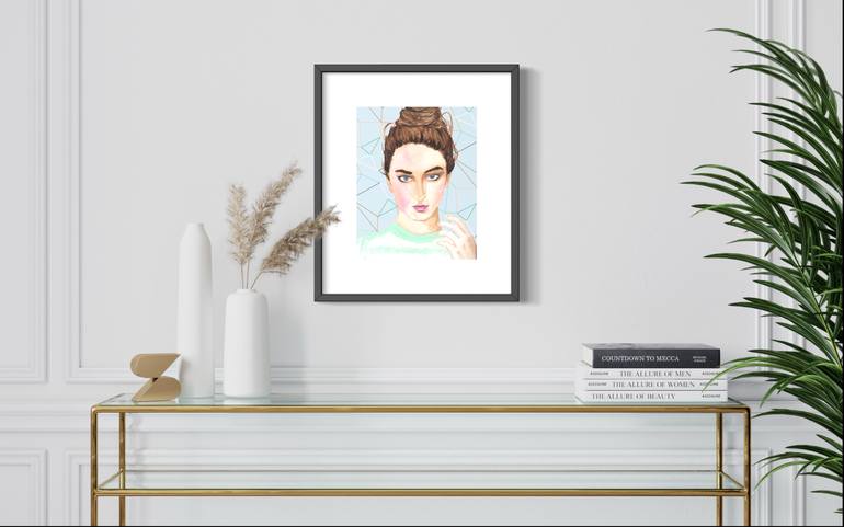 Original Conceptual Women Mixed Media by Janna Coumoundouros