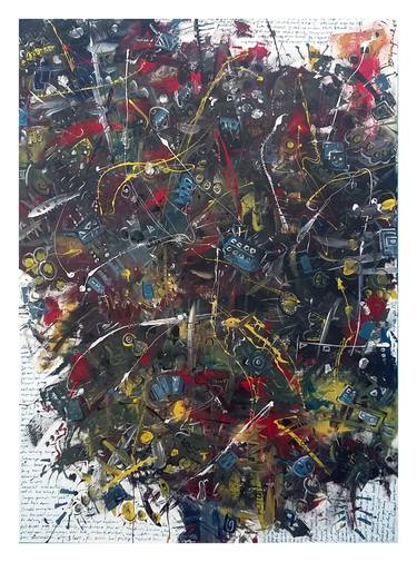 Print of Abstract Expressionism Abstract Paintings by Briyan Farid