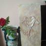 Plaster bas-relief roses, the third flower art, will suit the interior of your home or office, a good gift to your beloved woman or boss.

Beautiful rose. The sun shines on them. Their pink color is beautiful. The sun makes silver petals. I wanted to draw them, make a wall panel.

My picture of gypsum will please your eyes for many years. Your guests will not remain indifferent when they see the beauty of the bas-relief in your house.