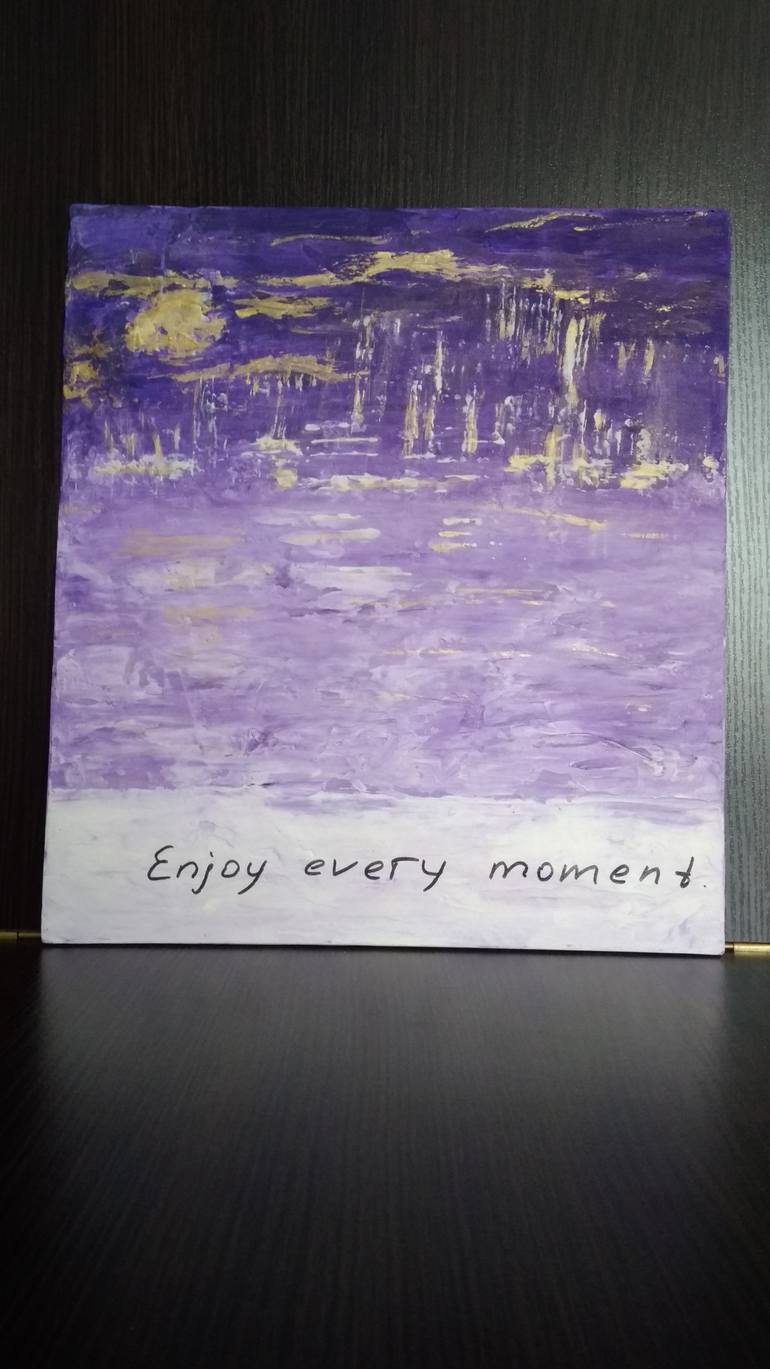 Original Abstract Expressionism Seascape Painting by Tatiana Ostapienko