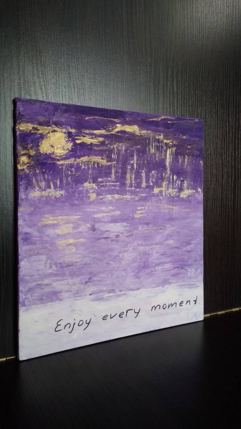 Original Abstract Expressionism Seascape Painting by Tatiana Ostapienko