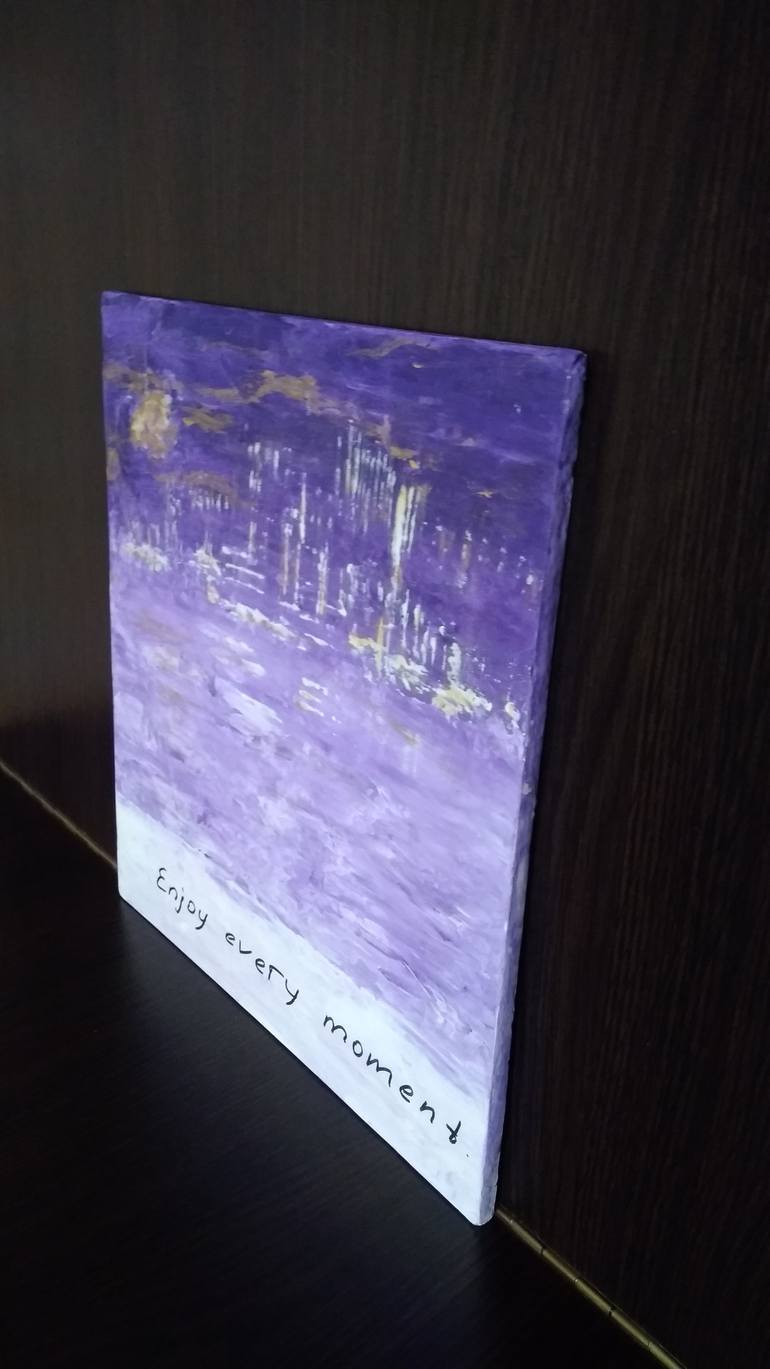 Original Abstract Expressionism Seascape Painting by Tatiana Ostapienko