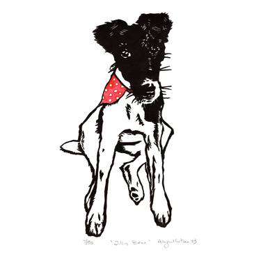 Jilly Bean - Limited Edition Handprinted Linocut thumb