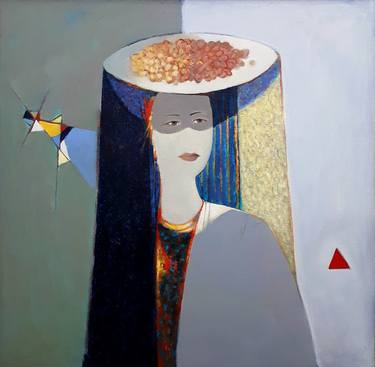 Original Women Painting by Annadurdy Muradaliev