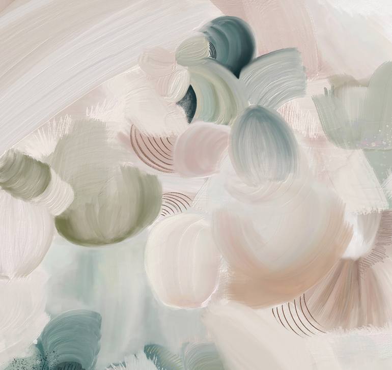 Original Abstract Expressionism Abstract Mixed Media by Kylie Pineda